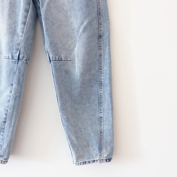 NEW Blank NYC Denim Barrel Jeans Light Wash Vintage Aesthetic, Size 26 - Picture 5 of 9
